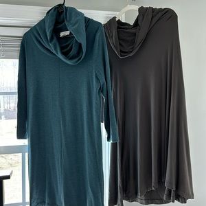 Two Cowl Neck Dresses